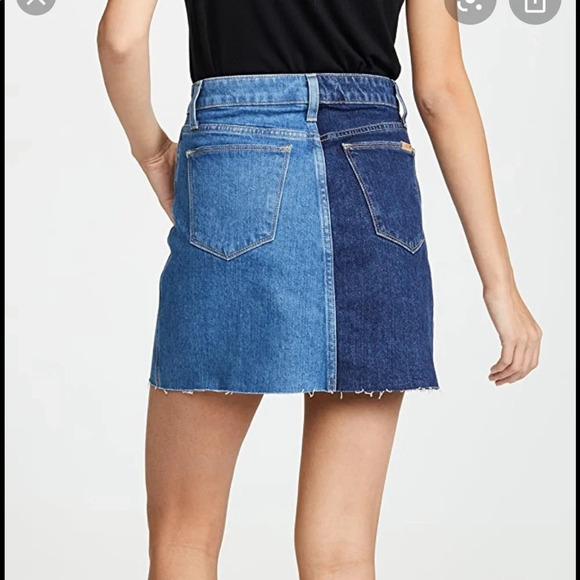 NWT JOES JEANS BELLE TWO TONED DENIM SKIRT - Picture 1 of 7